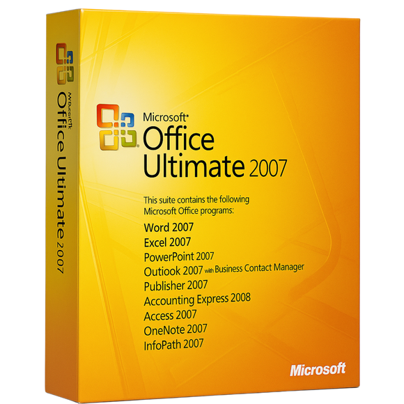 Microsoft Office 2007 Official Instant Download (Digital Key)