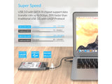 C2 2.5-Inch SATA to USB 3.0 Tool-Free Clear External Hard Drive Enclosure SKU: 010010