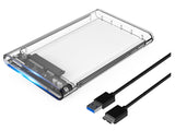 C2 2.5-Inch SATA to USB 3.0 Tool-Free Clear External Hard Drive Enclosure SKU: 010010
