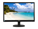 M3 PHILIPS 243V5LHSB Black 23.6" 5ms (Typ.) / 1ms (GTG) HDMI Widescreen LED Backlight LCD Monitor - Grade A 250 cd/m2 SC 10,000,000:1 (1,000:1) SKU: 102048