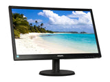 M3 PHILIPS 243V5LHSB Black 23.6" 5ms (Typ.) / 1ms (GTG) HDMI Widescreen LED Backlight LCD Monitor - Grade A 250 cd/m2 SC 10,000,000:1 (1,000:1) SKU: 102048