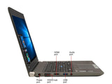 L12 TOSHIBA Grade A Laptop Z30-B Intel® Core™ i7-5600U Processor 4M Cache, up to 3.20 GHz 16 GB Memory 256 GB SSD 13.3" Windows 10 Pro 64-bit