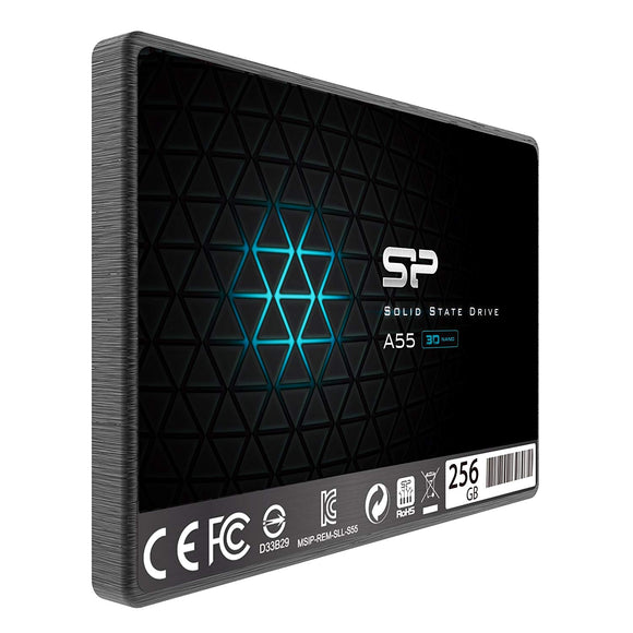 C3 Silicon Power 256GB SSD 3D NAND A55 SLC Cache Performance Boost SATA III 2.5