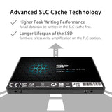 C3 Silicon Power 256GB SSD 3D NAND A55 SLC Cache Performance Boost SATA III 2.5" 7mm (0.28") Internal Solid State Drive SKU: 032023