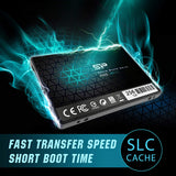 C3 Silicon Power 256GB SSD 3D NAND A55 SLC Cache Performance Boost SATA III 2.5" 7mm (0.28") Internal Solid State Drive SKU: 032023