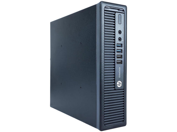 D7 Refurbished HP Grade A EliteDesk 800G1 Ultra-slim Desktop Computer, Intel® Core™ i5-4570S Processor 6M Cache, up to 3.60 GHz, 8 GB DDR3 RAM, 512 GB SSD, USB WIFI Adapter, USB Bluetooth 4.0 Adapter, Windows 10 Professional 64-bit SKU: 300100