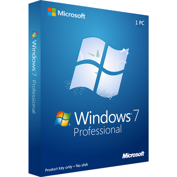 S7 Windows 7 Professional SP1 64bit (OEM) System Builder Key CODE 1 Pack [Old Version]