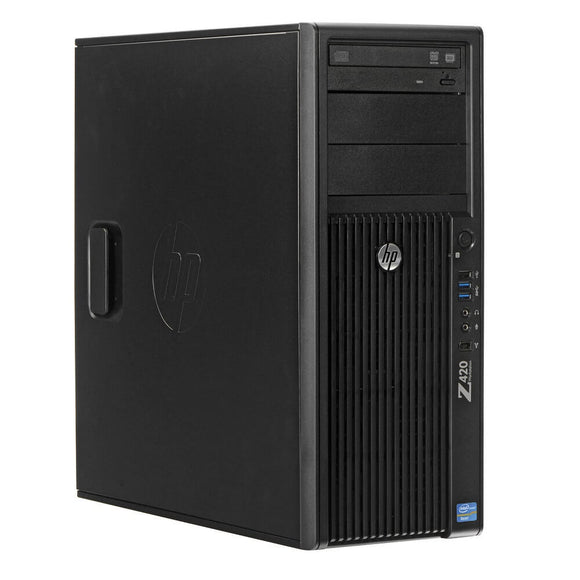 D17 HP Z420 Workstation -Intel® Xeon® Processor E5-1650 v2 12M Cache, 3.50 GHz - 32GB of RAM - 3TB Hard Drive - DVDRW - Quadro K4000 Video Card - Windows 10 Pro SKU: 610090